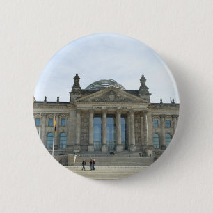 Bóton Redondo 5.08cm Edifício do Reichstag em Berlim