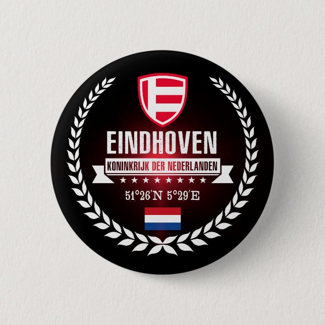 Bóton Redondo 5.08cm Eindhoven (Frente)