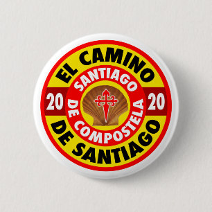 Bóton Redondo 5.08cm El Camino de Santiago 2020