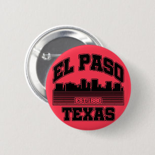 Bóton Redondo 5.08cm El Paso, Texas