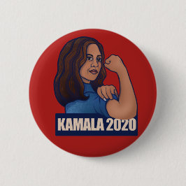 Bóton Redondo 5.08cm Ela pode fazer isso KAMALA 2020 Vote Kamala Harris