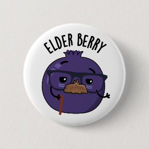 Bóton Redondo 5.08cm Elder berry Funny Berry Pun