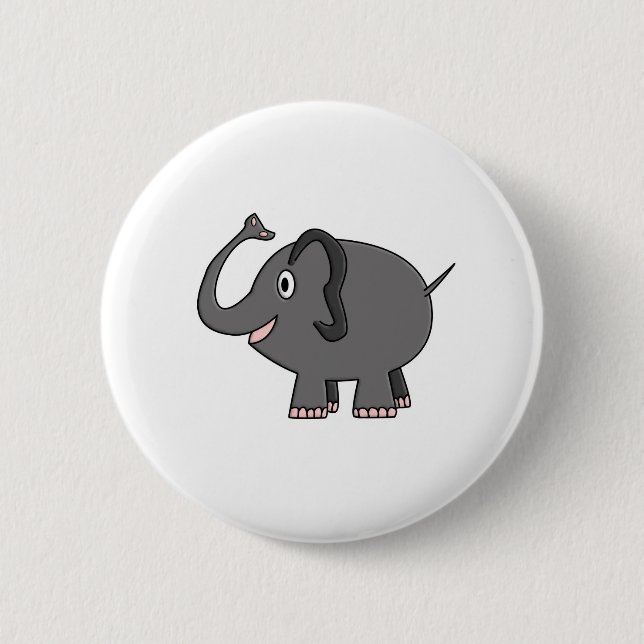 Bóton Redondo 5.08cm elefante (Frente)
