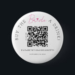 Bóton Redondo 5.08cm Elegance Comprar Botão de Código QR da Noiva A Dri<br><div class="desc">Comprar elegante e moderno de Elegance impresso com design O botão Bride A Drink QR Code que pode ser personalizado com o seu texto. Clique no botão "Personalizar" e use nossa ferramenta design para modificar este modelo. Veja a Design de Arte Gráfica para outros produtos que combinam com este design!...</div>