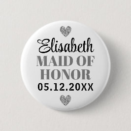 Bóton Redondo 5.08cm Élégant et Simple Pour Demoiselle D'Honneur