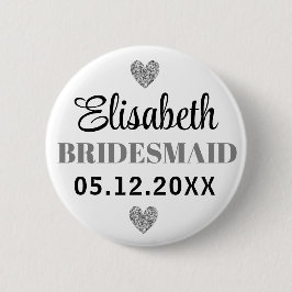 Bóton Redondo 5.08cm Élégant et Simple Pour Demoiselle D'Honneur