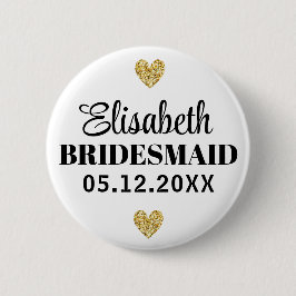 Bóton Redondo 5.08cm Élégant et Simple Pour Demoiselle D'Honneur