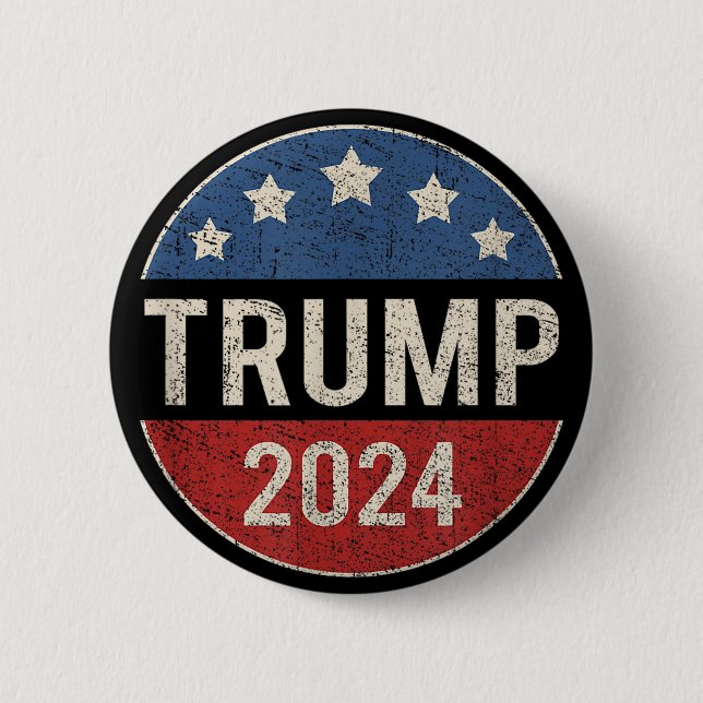 Bóton Redondo 5.08cm Eleição Trump Vance 2024 (Frente)