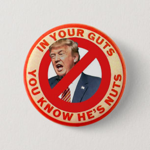 Bóton Redondo 5.08cm Eleições anti-Trump Pin 2020