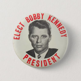 Bóton Redondo 5.08cm Eleve Bobby Kennedy Presidente