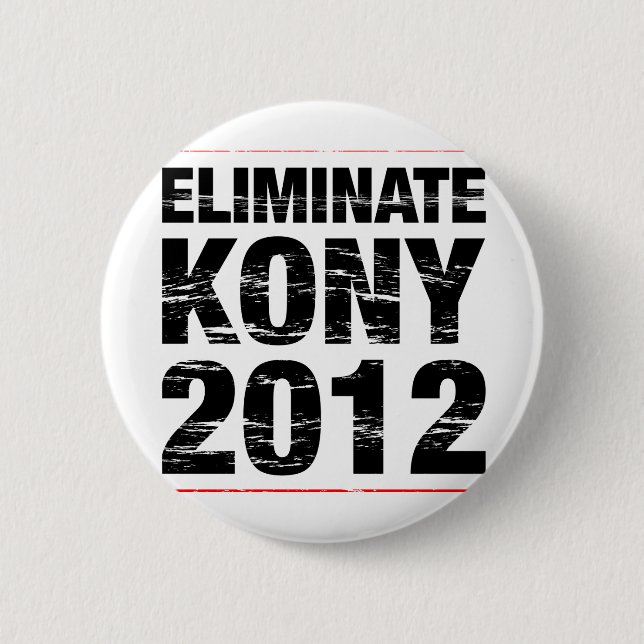 Bóton Redondo 5.08cm Elimine Kony 2012 (Frente)