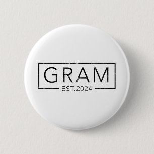 Bóton Redondo 5.08cm Em Breve Gram 2024 Dia de as mães Gram Est 2024