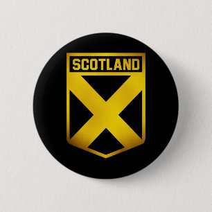 Bóton Redondo 5.08cm Emblema de Scotland