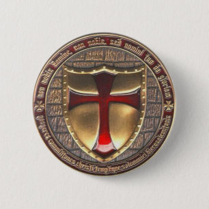 BÓTON REDONDO 5.08CM EMBLEMA DE TEMPLAR