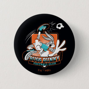 Bóton Redondo 5.08cm Emblema do Clube de Futebol do BUGS BUNNY™