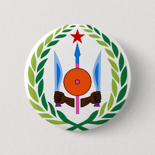 Bóton Redondo 5.08cm emblema do djibuti