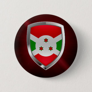 Bóton Redondo 5.08cm Emblema Metálico Burundi