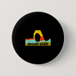 Bóton Redondo 5.08cm emblema minimalista do parque nacional dos arcos d