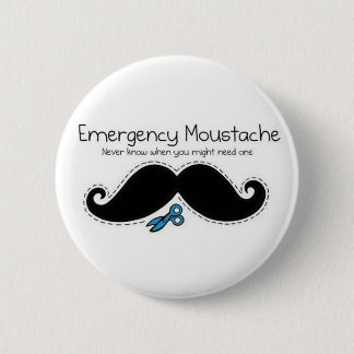 Bóton Redondo 5.08cm Emergency moustache