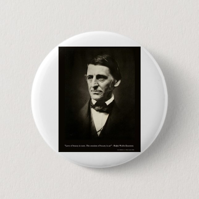 Bóton Redondo 5.08cm Emerson Love Of Beauty É Taste Love Cote Gifts (Frente)