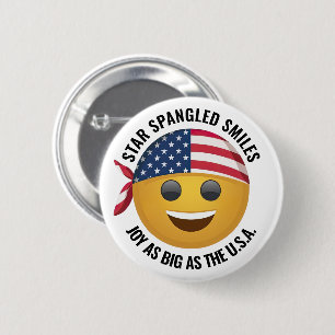 Bóton Redondo 5.08cm Emoji Americano