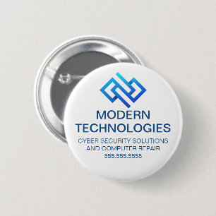 Bóton Redondo 5.08cm Empresa Moderna de Tecnologia de Computador de Seg
