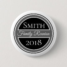 Encontro Familiar Insígnia Personalizada Monograma