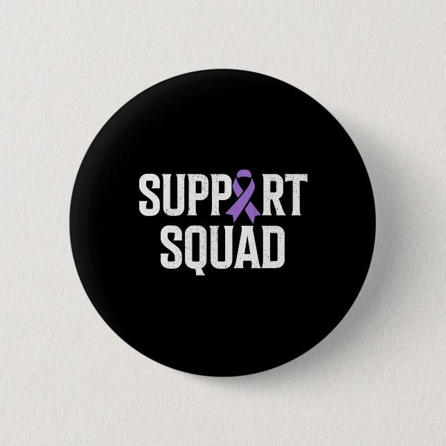Bóton Redondo 5.08cm End Overdose Support Squad Overdose Awareness 1  (Frente)