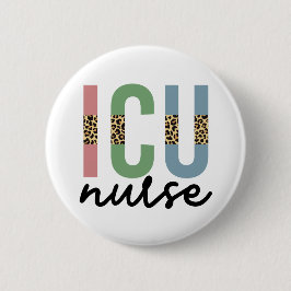 Bóton Redondo 5.08cm Enfermeira da UTI Cheetah RN presentes de Apreciaç