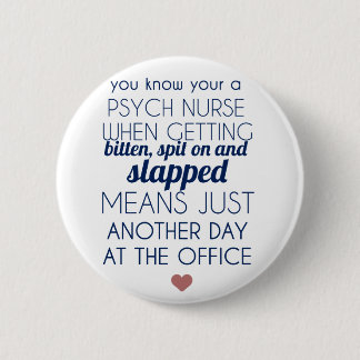 Bóton Redondo 5.08cm Enfermeira de Psych