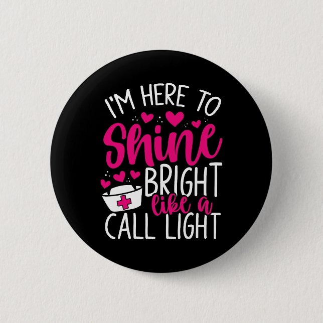 Bóton Redondo 5.08cm Enfermeiro Apreciação Mês Enfermeiro Crachá Reel C (Frente)