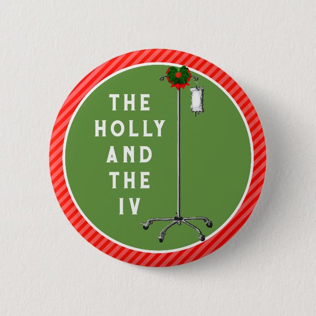 Bóton Redondo 5.08cm Enfermeiros de Natal (Frente)