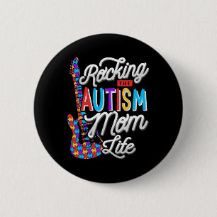 Bóton Redondo 5.08cm Enganando O Autismo Mãe A Consciência Do Autismo