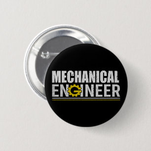 Bóton Redondo 5.08cm Engenharia Mecânica Engenheiro Divertido