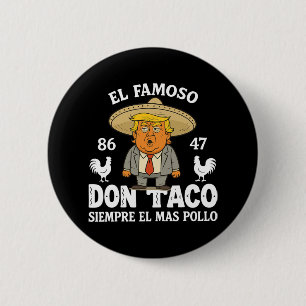 Bóton Redondo 5.08cm Engraçada Trump Sempre Chica Vamos De Memória Ir T