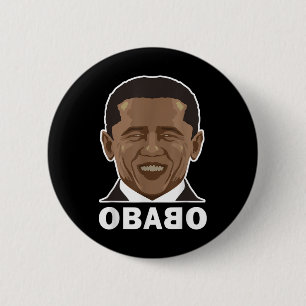 Bóton Redondo 5.08cm Engraçado Barack Obama Camisa De Memória Obama Ame