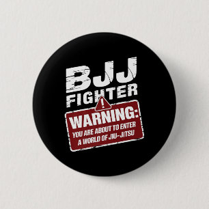 Bóton Redondo 5.08cm Engraçado BJJ Jiu Jitsu Brasileiro Lutador BJJ Eng