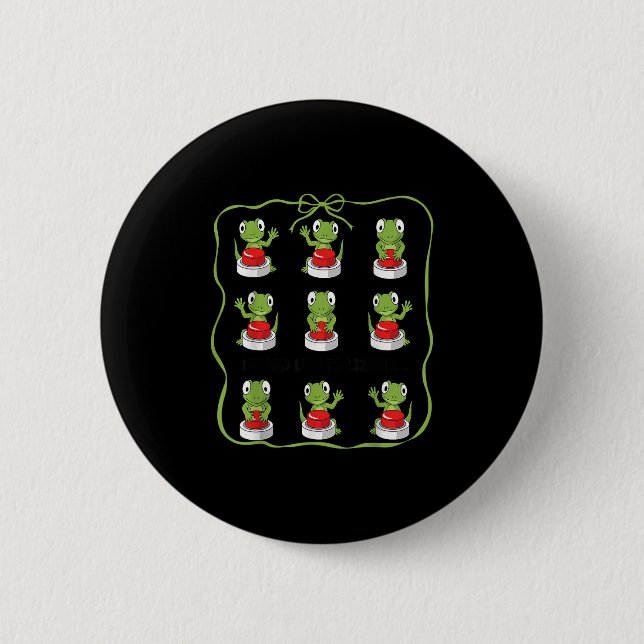 Bóton Redondo 5.08cm Engraçado Lizard Lizard Animal Button Meme (Frente)