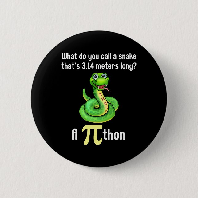 Bóton Redondo 5.08cm Engraçado Pi Day Puns Pithon Math Professores Piad (Frente)