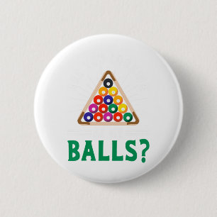 Bóton Redondo 5.08cm Engraçado Piscina Sarcástico Billiards Slogan Olha