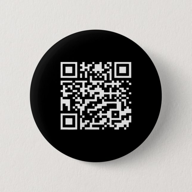 Bóton Redondo 5.08cm Engraçado Qr Presidente Trump Dance Code _1 (Frente)