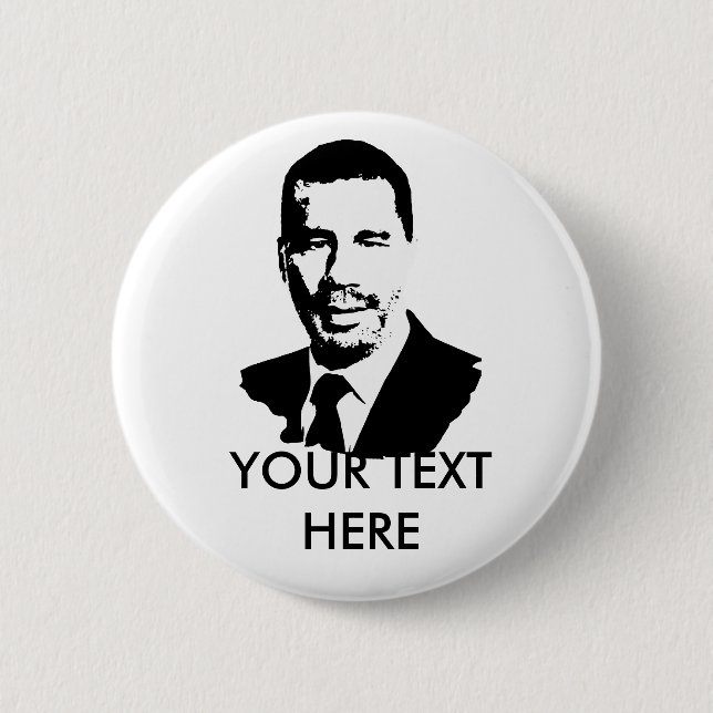 Bóton Redondo 5.08cm Engrenagem de David Patterson (Frente)