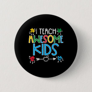 Bóton Redondo 5.08cm Ensino Crianças Incríveis Autismo Sensibilização P