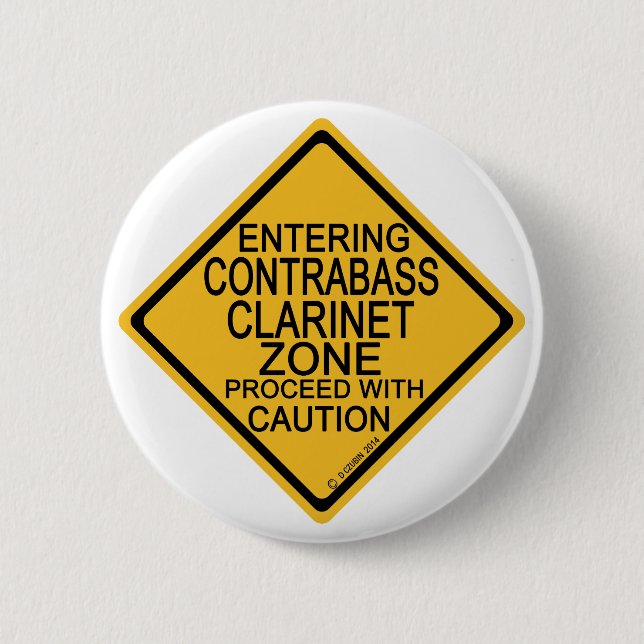 Bóton Redondo 5.08cm Entrando na zona Clarinet do Contrabass (Frente)