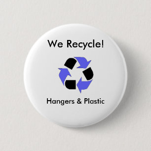 Bóton Redondo 5.08cm enviroment_logo, nós recicl! , Cair… -