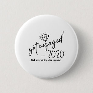 Bóton Redondo 5.08cm Envolveu A Noiva Do Groom 2020 Para Ser Um Present
