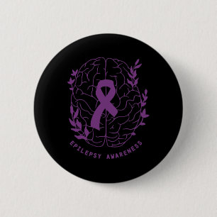 Bóton Redondo 5.08cm Epilepsia Apoio à Sensibilização Epilepsia Fita Ro
