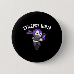 Bóton Redondo 5.08cm Epilepsia Ninja - Artes Marciais de Consciência Ep