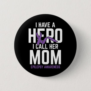 Bóton Redondo 5.08cm Epilepsia Sensibilização Epilepsia Epilepsia Pati