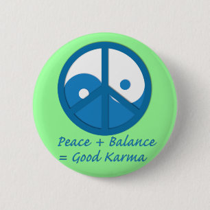 Bóton Redondo 5.08cm Equação para o Bom Karma